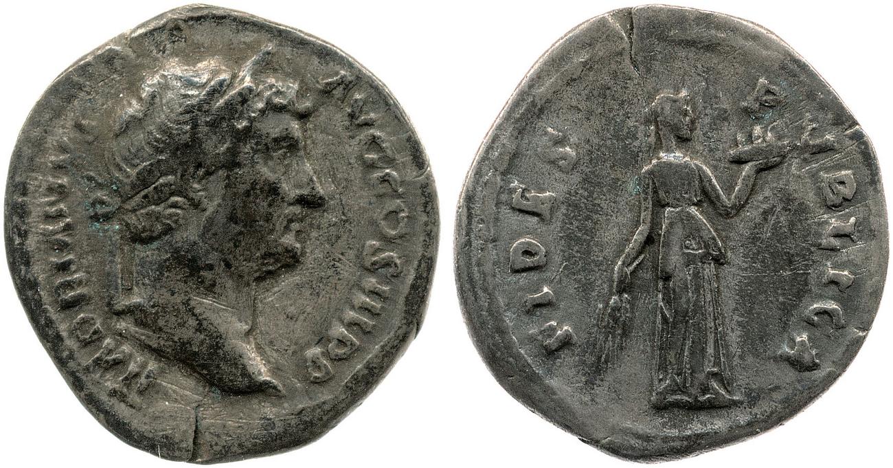 RIC II, Part 3 (second edition) Hadrian 2199, аверс, bm