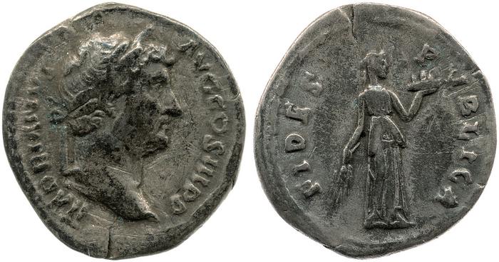 RIC II, Part 3 (second edition) Hadrian 2199, реверс, bm
