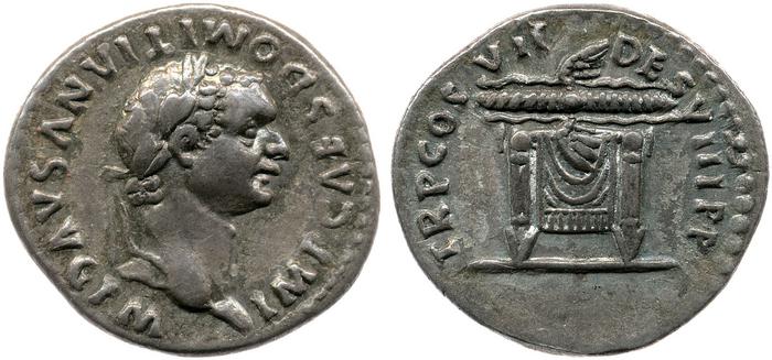 RIC II, Part 1 (second edition) Domitian 70, реверс, Британский музей