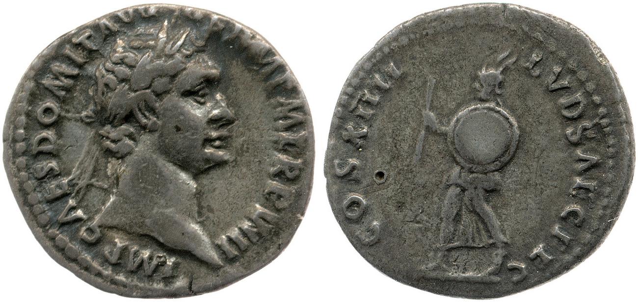 RIC II, Part 1 (second edition) Domitian 596, аверс, Британский музей