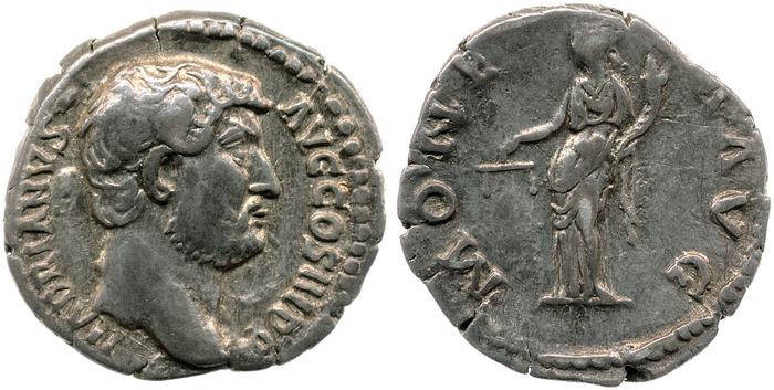 реверс RIC II, Part 3 (second edition) Hadrian 2224