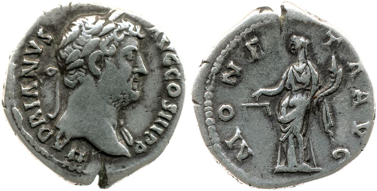 RIC II, Part 3 (second edition) Hadrian 2223, аверс, Британский музей