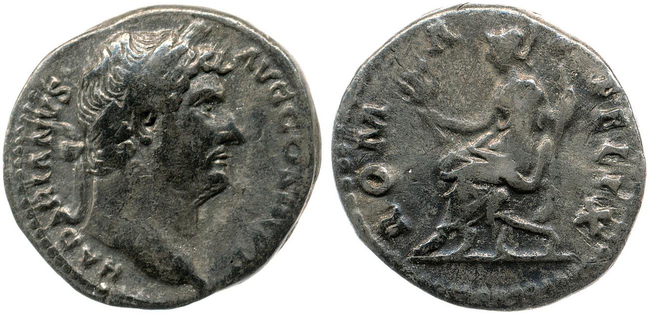 RIC II, Part 3 (second edition) Hadrian 1416, аверс, Британский музей