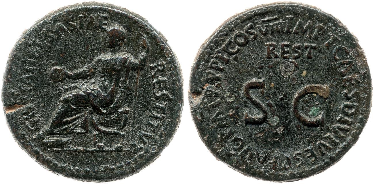 RIC II, Part 1 (second edition) Titus 410, аверс, Британский музей