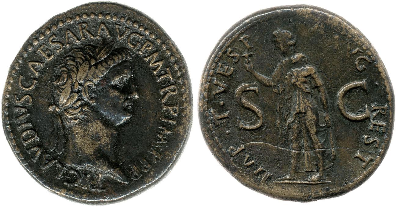 RIC II, Part 1 (second edition) Titus 472, аверс, Британский музей