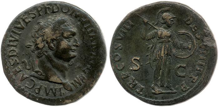 RIC II, Part 1 (second edition) Domitian 103, реверс, bm