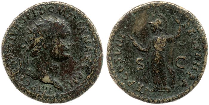 RIC II, Part 1 (second edition) Domitian 108, реверс, bm