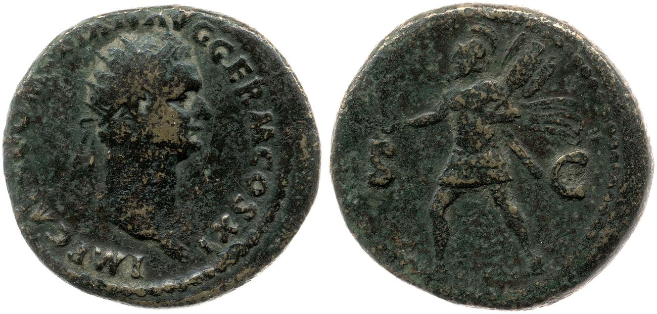 аверс RIC II, Part 1 (second edition) Domitian 293