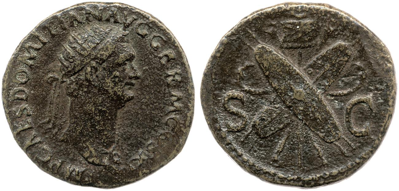 RIC II, Part 1 (second edition) Domitian 296, аверс, bm