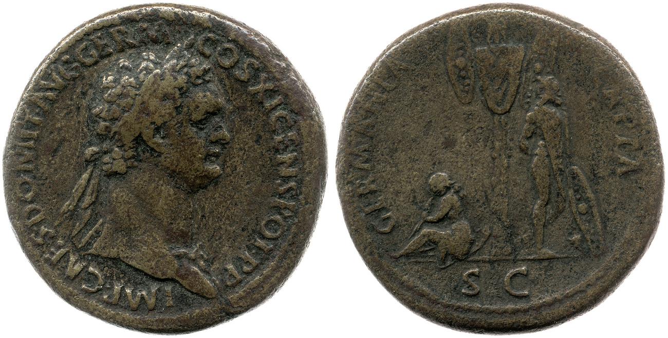 RIC II, Part 1 (second edition) Domitian 351, аверс, Британский музей