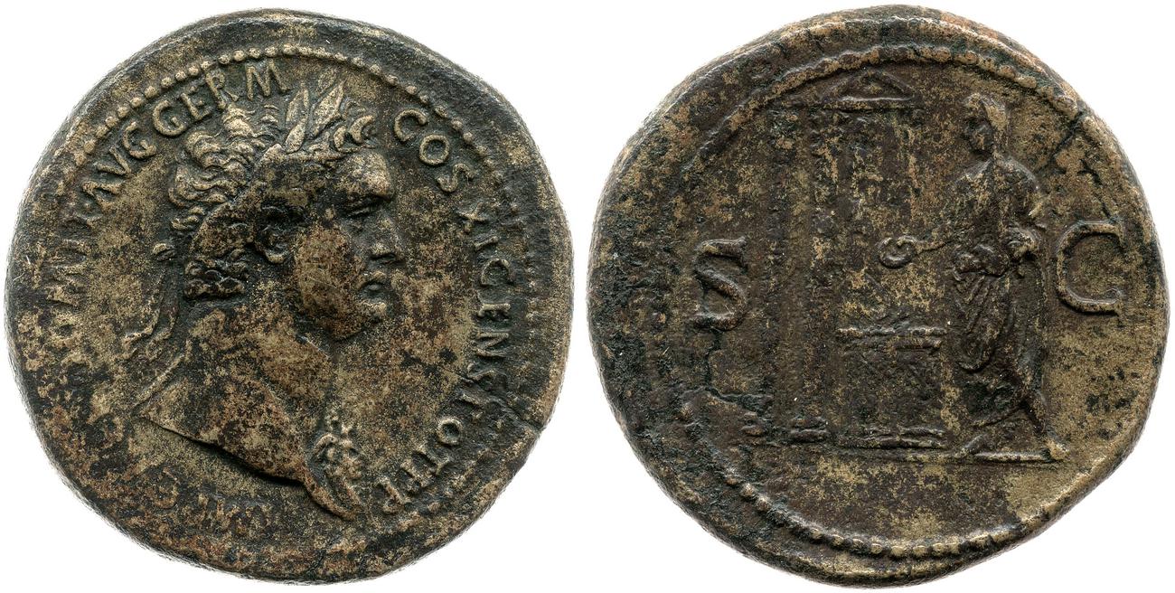 RIC II, Part 1 (second edition) Domitian 355, аверс, Британский музей