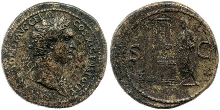 RIC II, Part 1 (second edition) Domitian 355, реверс, Британский музей