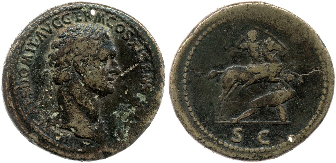 RIC II, Part 1 (second edition) Domitian 358, аверс, bm