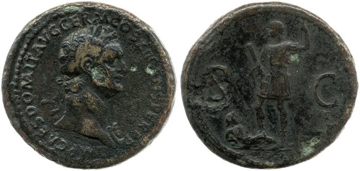 RIC II, Part 1 (second edition) Domitian 468, реверс, bm
