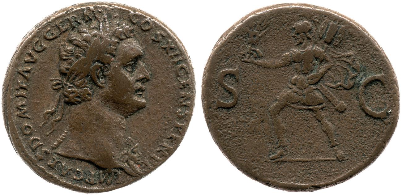 RIC II, Part 1 (second edition) Domitian 496, аверс, Британский музей