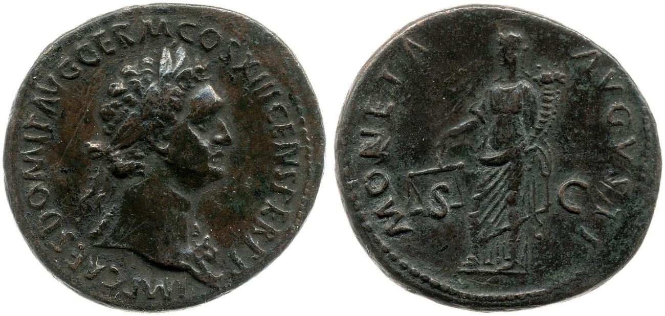 аверс RIC II, Part 1 (second edition) Domitian 548