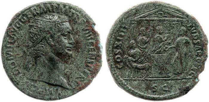 RIC II, Part 1 (second edition) Domitian 619, реверс, bm