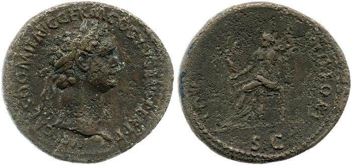 RIC II, Part 1 (second edition) Domitian 702, реверс, bm