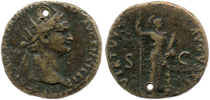 RIC II, Part 1 (second edition) Domitian 706, реверс, bm