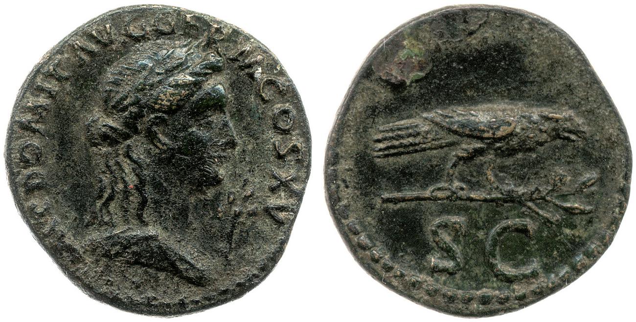 RIC II, Part 1 (second edition) Domitian 710, аверс, bm