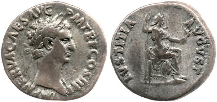 RIC II Nerva 6, реверс, bm