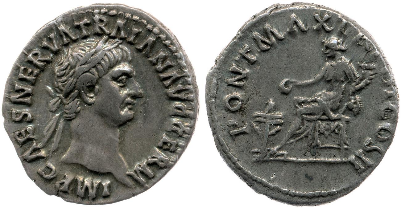 RIC II Trajan 12, аверс, bm