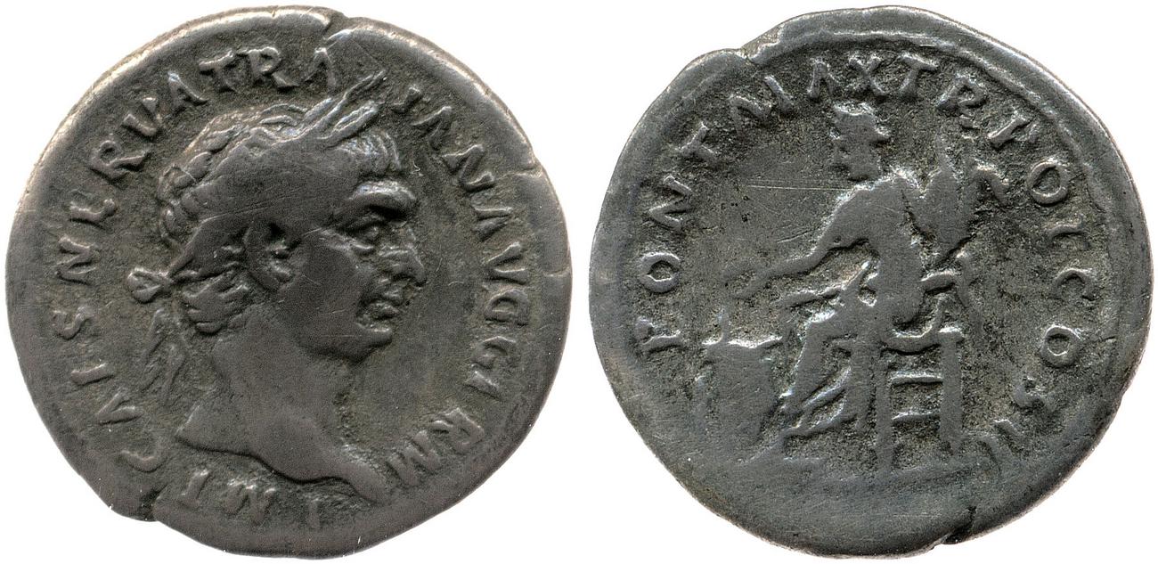 аверс RIC II Trajan 12