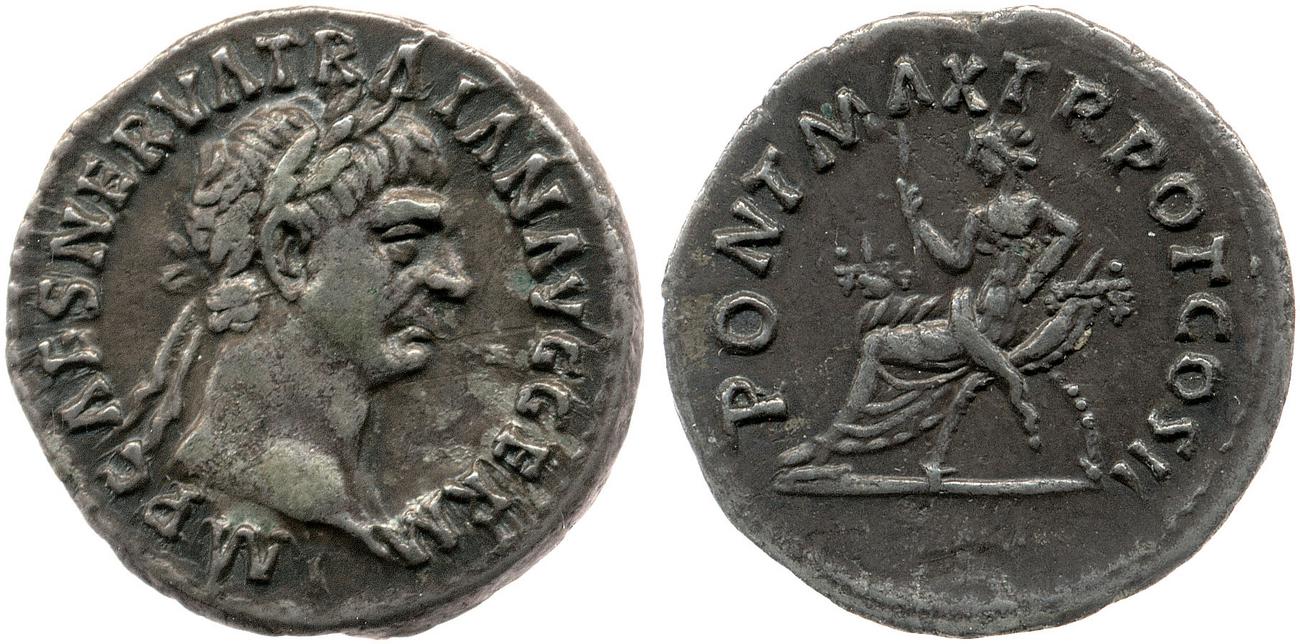 RIC II Trajan 11, аверс, bm