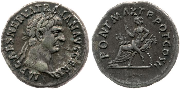 RIC II Trajan 11, реверс, bm