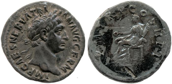 RIC II Trajan 9, реверс, bm