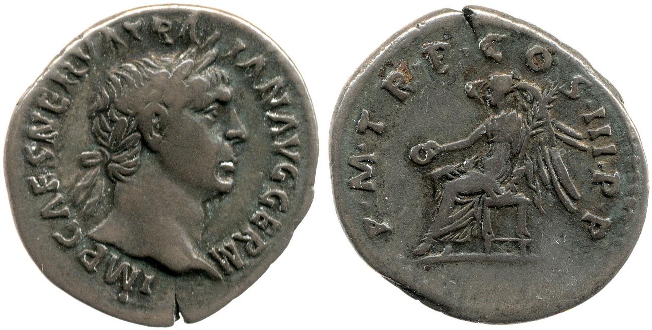 RIC II Trajan 41, аверс, bm