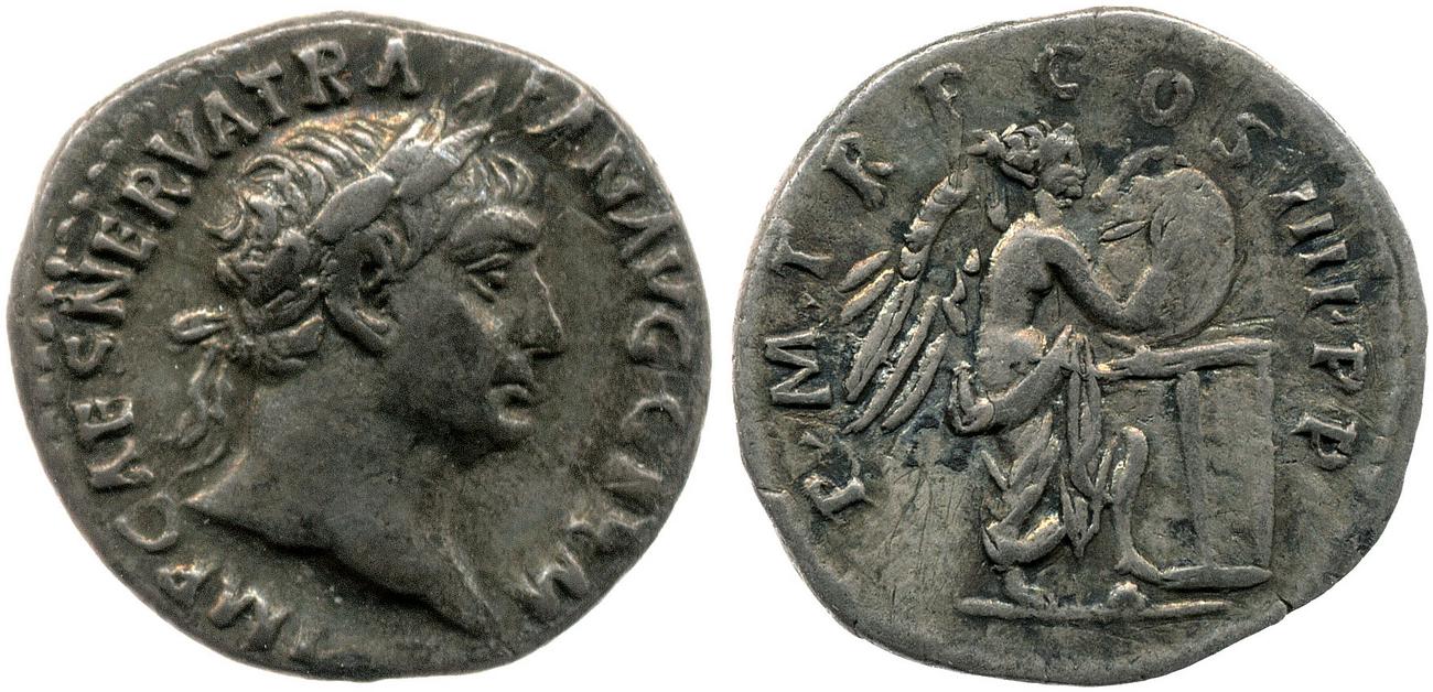 RIC II Trajan 65, аверс, bm