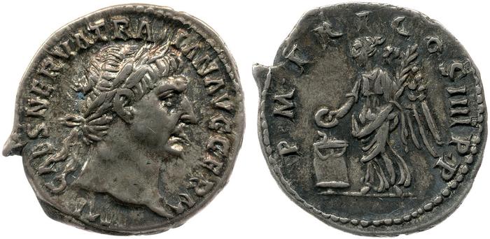 RIC II Trajan 67, реверс, bm