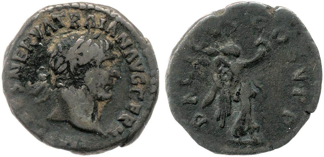 RIC II Trajan 75, аверс, Британский музей