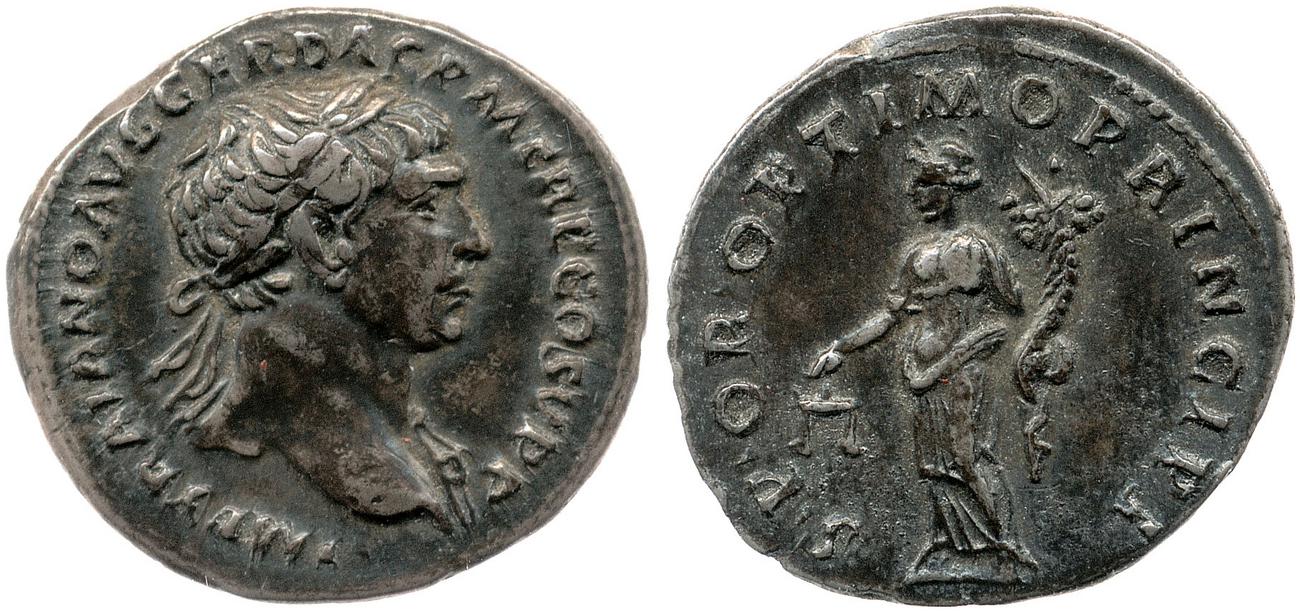 RIC II Trajan 169, аверс, bm