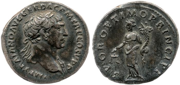RIC II Trajan 169, реверс, bm