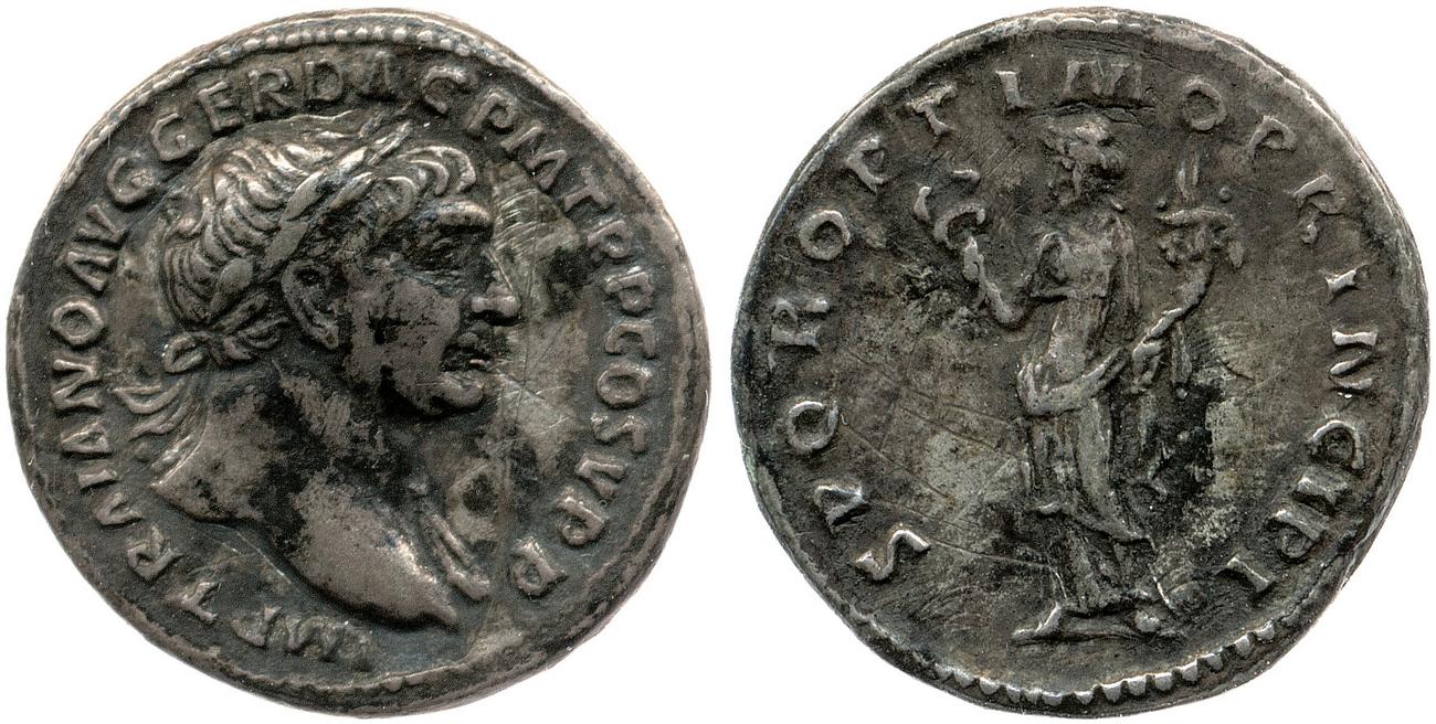 аверс RIC II Trajan 173