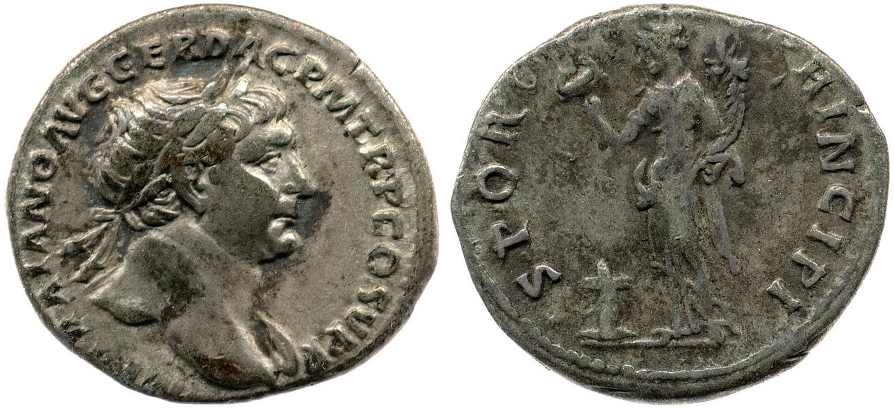 RIC II Trajan 174, аверс, bm