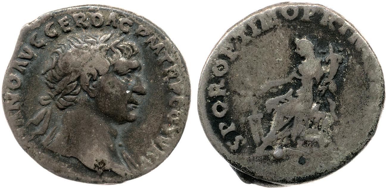 RIC II Trajan 178, аверс, bm