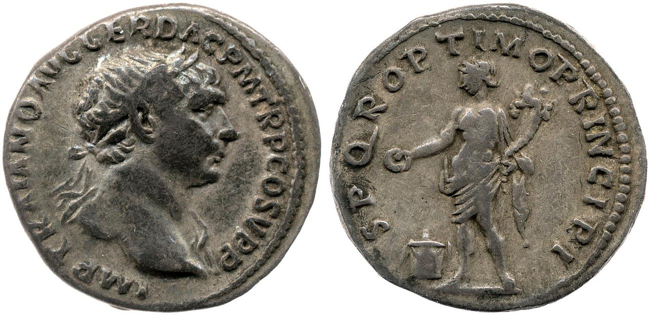 RIC II Trajan 184, аверс, bm