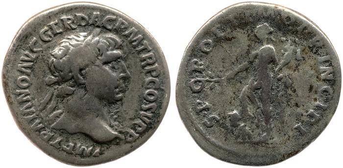 RIC II Trajan 190A, реверс, bm