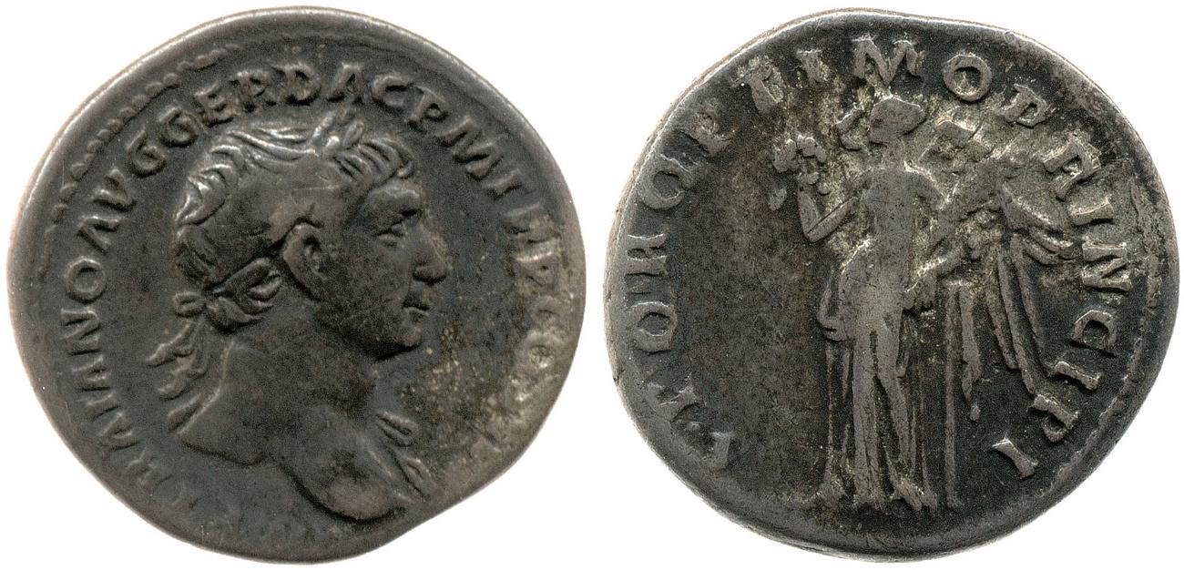 RIC II Trajan 193, аверс, bm