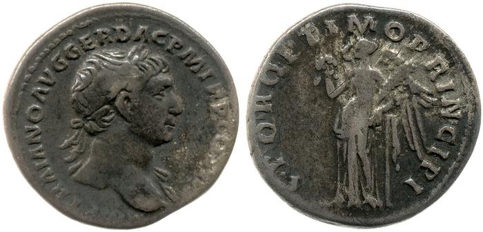 RIC II Trajan 193, реверс, bm