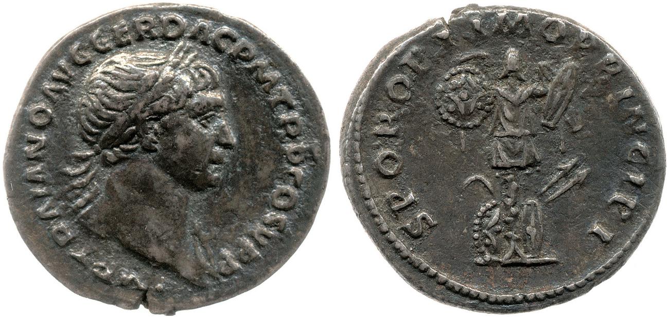 RIC II Trajan 226, аверс, bm