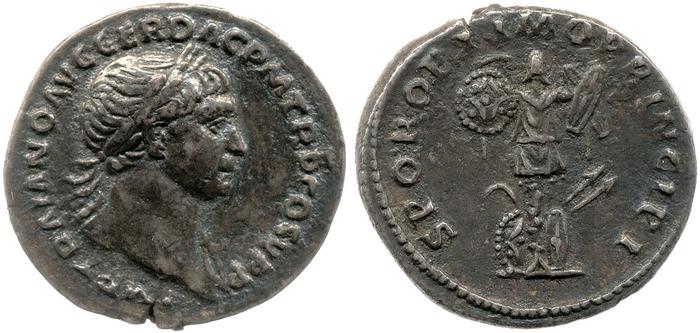 RIC II Trajan 226, реверс, bm