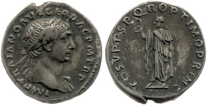 RIC II Trajan 127, реверс, bm