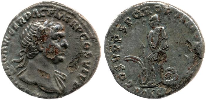RIC II Trajan 99, реверс, bm