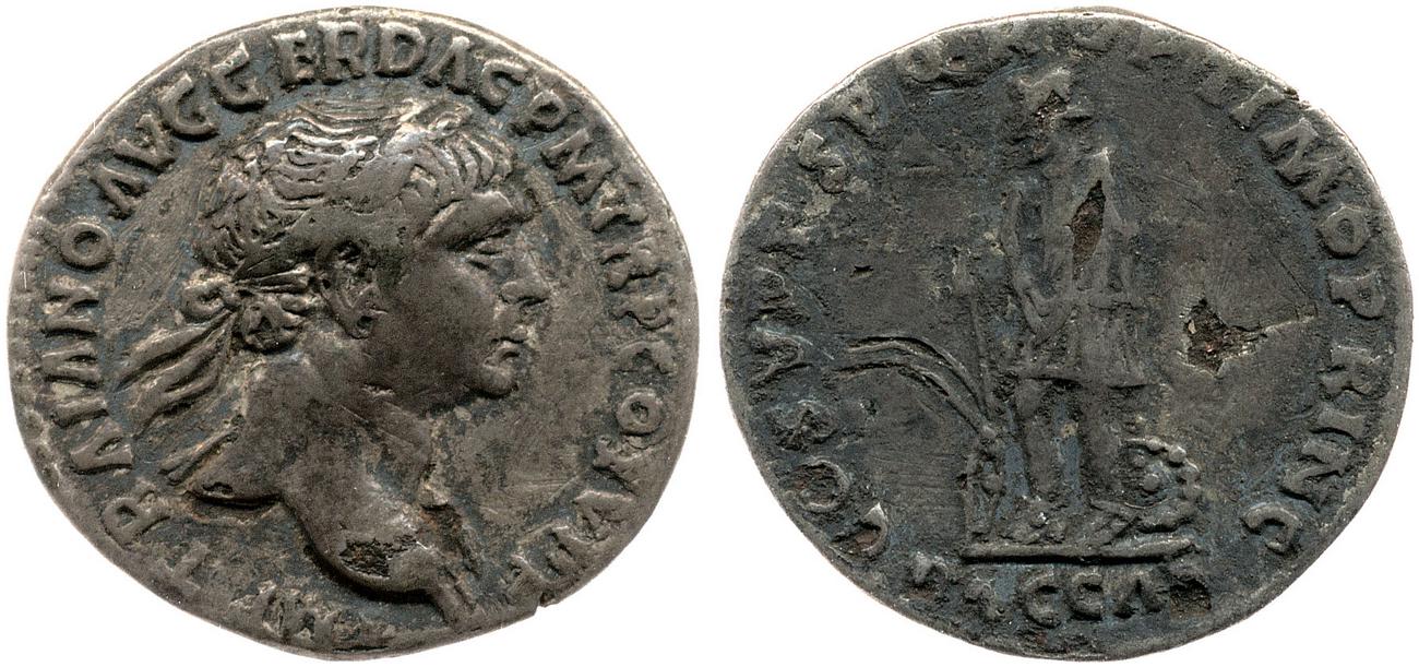 RIC II Trajan 99, аверс, bm