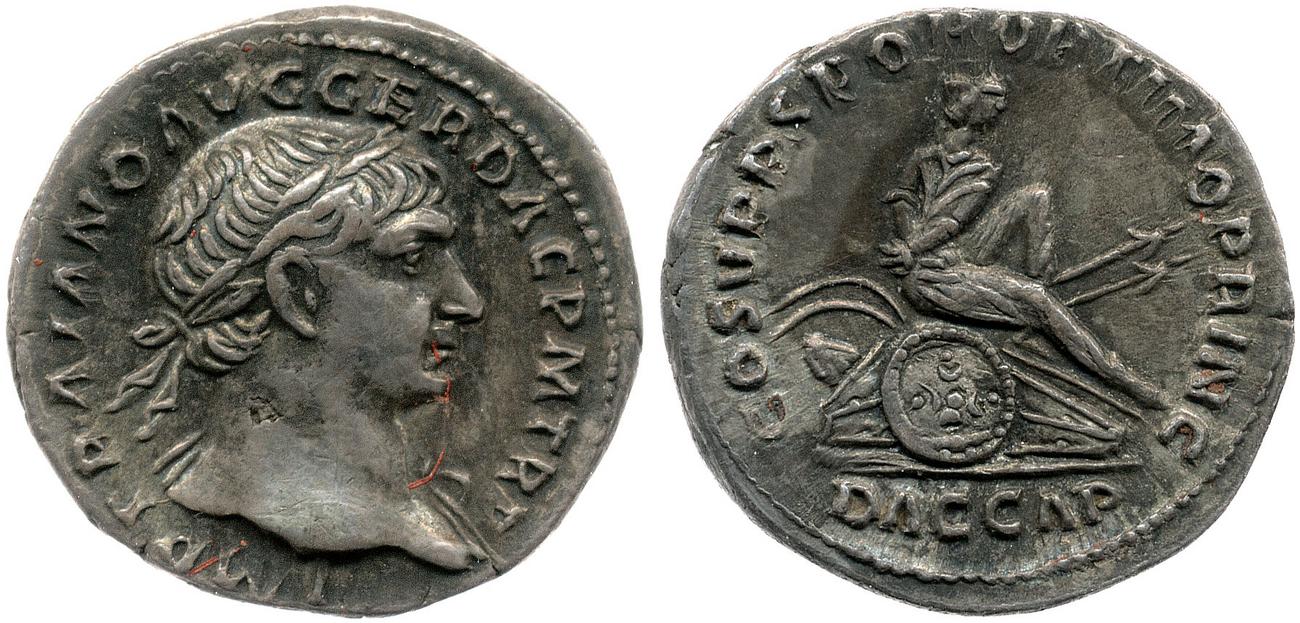 аверс RIC II Trajan 96