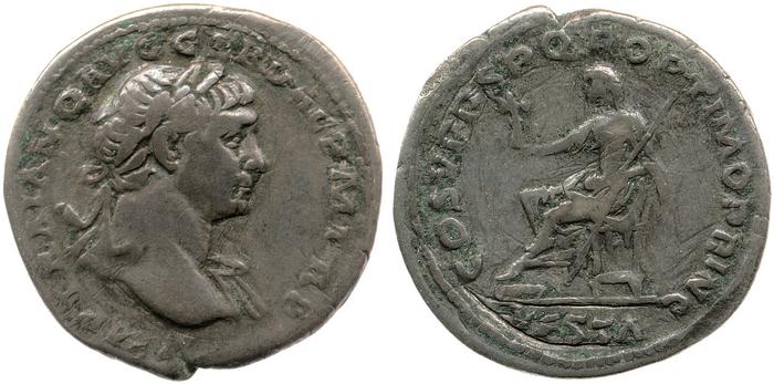 RIC II Trajan 108, реверс, bm